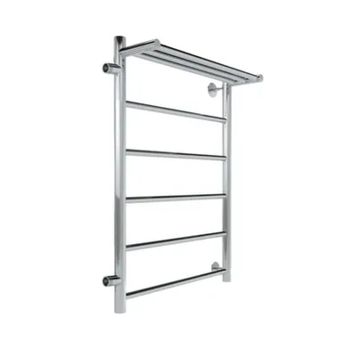 Купить Полотенцесушитель водяной 700x400мм Лесенка с полкой, Indigo в интернет-магазине Akvilon.kz