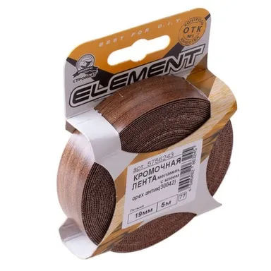 Купить Кромочная лента меламиновая с клеем 19 мм, Орех антик 30042, 5 м, Стройбат в интернет-магазине Akvilon.kz Купить Кромочная лента меламиновая с клеем 19 мм, Орех антик 30042, 5 м, Стройбат в интернет-магазине Akvilon.kz