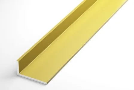 Купить Уголок разностор.30x15x2x2000 мм золото,Лука в интернет-магазине Akvilon.kz