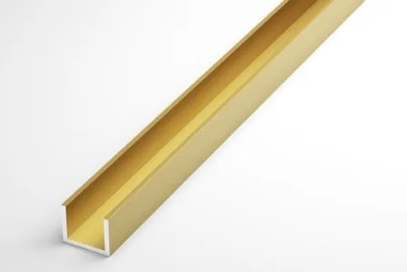 Купить Швеллер 8x10x8x1,5x1000 мм золото,Лука в интернет-магазине Akvilon.kz