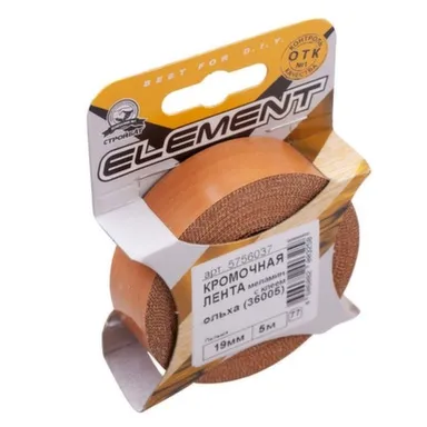Купить Кромочная лента меламиновая с клеем 19 мм, Ольха 36005, 5 м, Стройбат в интернет-магазине Akvilon.kz Купить Кромочная лента меламиновая с клеем 19 мм, Ольха 36005, 5 м, Стройбат в интернет-магазине Akvilon.kz
