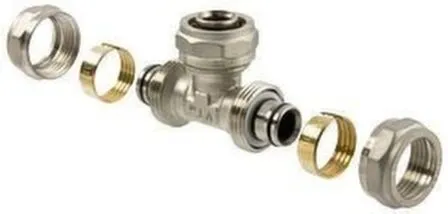 Купить Тройник обжимной Valteс 16/20/16 в интернет-магазине Akvilon.kz