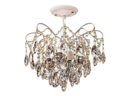 Купить Люстра Каскад Е14, 60 Вт - 4 шт хрусталь ф400x400 в интернет-магазине Akvilon.kz