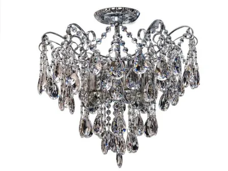 Купить Люстра Каскад Е27, 60 Вт - 6 шт хрусталь ф500x420 в интернет-магазине Akvilon.kz
