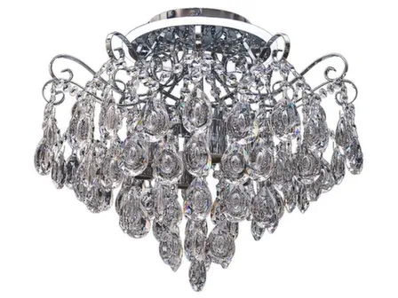 Купить Люстра Каскад Е27, 60 Вт - 6 шт хрусталь ф500x410 LED в интернет-магазине Akvilon.kz