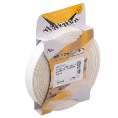 Купить Кромочная лента меламиновая с клеем 19 мм, белый, 20 м, Стройбат в интернет-магазине Akvilon.kz Купить Кромочная лента меламиновая с клеем 19 мм, белый, 20 м, Стройбат в интернет-магазине Akvilon.kz