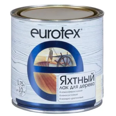 Купить Лак яхтный Eurotex 0,75 Глянцевый в интернет-магазине Akvilon.kz