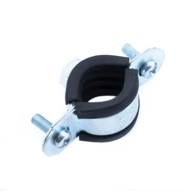 Купить Хомут с винтовым креплением 1/2", 20-24 мм, белый цинк, 1 шт, Стройбат в интернет-магазине Akvilon.kz