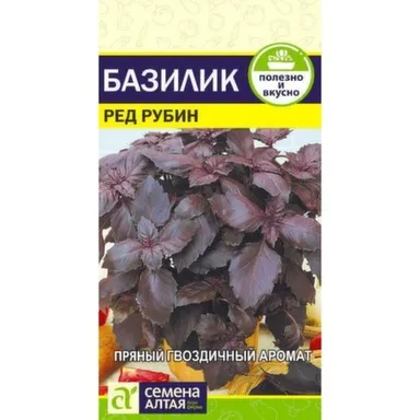 Купить Зелень Базилик Ред Рубин, Семена Алтая в интернет-магазине Akvilon.kz