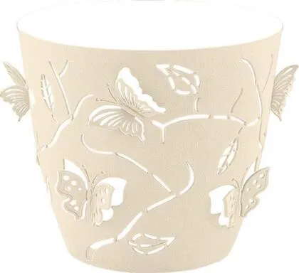 Купить Горшок для цветов Plast Team Butterflies 5,3 л D225 мм круглый 225x225x208 мм молочный туман в интернет-магазине Akvilon.kz
