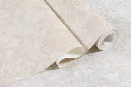 Купить Обои виниловые на флизелиновой основе Кварцит, база, бежевый, 1,06x10 м, Артекс в интернет-магазине Akvilon.kz