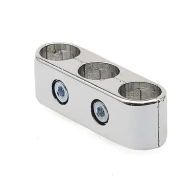 Купить Соединитель 3-х труб параллельно, хром, 1 шт, Стройбат в интернет-магазине Akvilon.kz