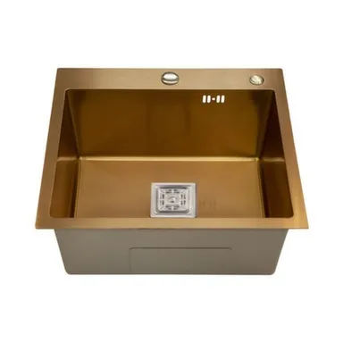 Купить Мойка из нержавеющей стали, розовое золото, 500x440 мм, Vilonty в интернет-магазине Akvilon.kz