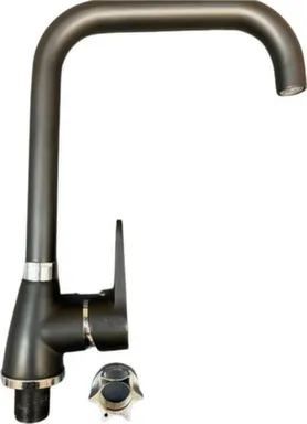 Купить Смеситель д/кухни Чёрный мат, Divic в интернет-магазине Akvilon.kz
