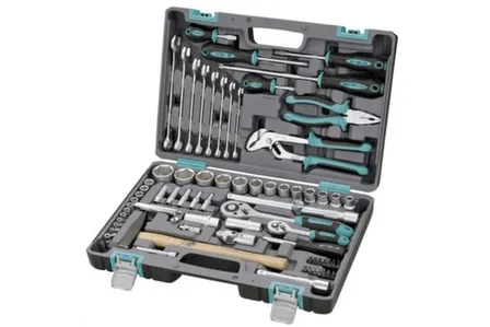 Купить Набор инструментов, 1/2", 1/4", 76 предметов, Stels в интернет-магазине Akvilon.kz