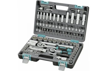 Купить Набор инструментов, 1/2", 1/4", 94 предметов, Stels в интернет-магазине Akvilon.kz