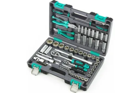 Купить Набор инструментов, 1/2", 1/4", 69 предметов, Stels в интернет-магазине Akvilon.kz