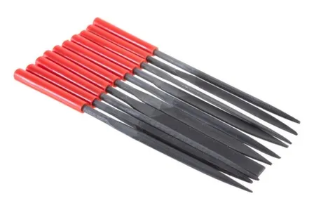 Купить Набор надфилей 180x5 мм, 10 шт., пластиковые рукоятки Matrix в интернет-магазине Akvilon.kz