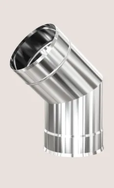 Купить Отвод 45 ° d150 мм нерж 0,5 мм Ультра в интернет-магазине Akvilon.kz