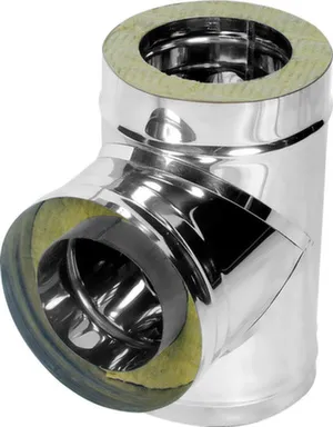 Купить Тройник-сэндвич 90 ° d150/200 мм нерж 0,5 мм Профи в интернет-магазине Akvilon.kz