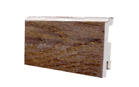 Купить Плинтус напольный МДФ 70x16x2800 мм, орех шоколадный, Uberture в интернет-магазине Akvilon.kz