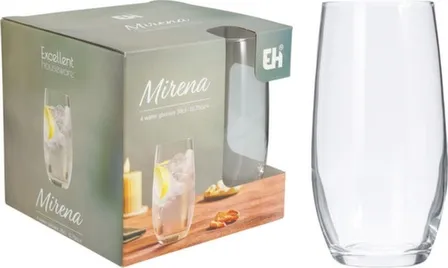 Купить Бокал для напитков, 360 мл, набор 4 шт, Koopman в интернет-магазине Akvilon.kz