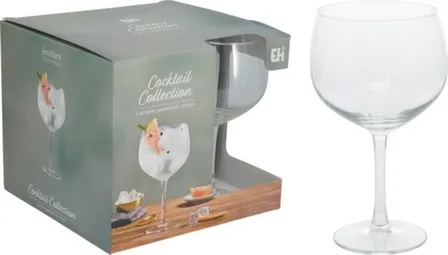 Купить Бокал для джин-тоника, 650 мл, набор 4 шт, Koopman в интернет-магазине Akvilon.kz