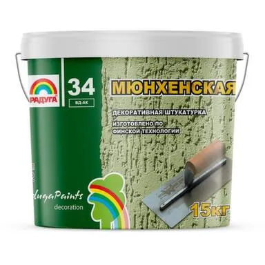 Купить Мюнхенская штукатурка Радуга 2-2,5 мм 15 кг в интернет-магазине Akvilon.kz