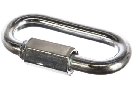 Купить Карабин винт. 8мм (белый цинк 1 шт) в интернет-магазине Akvilon.kz