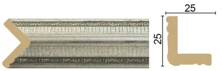 Купить Угол 25x25x2400мм Тернура в интернет-магазине Akvilon.kz