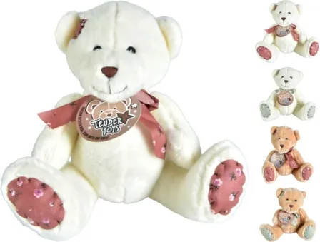 Купить Игрушка сувенирная мягконабивная Медведь, 20x15x14 см, в ассортименте, Koopman в интернет-магазине Akvilon.kz