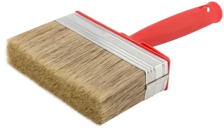 Купить Макловица, 120x30 мм, 70%ПЭT/30% натур. щетина, нерж. обжим, красная пласт. ручка в интернет-магазине Akvilon.kz