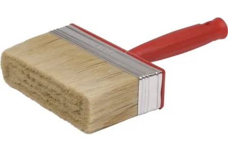 Купить Макловица, 140x40 мм, 70%ПЭT/30% натур. щетина, нерж. обжим, красная пласт. ручка в интернет-магазине Akvilon.kz