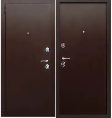 Купить Дверь металлическая 7,5см Гарда Антик металл/металл Феррони Левое 860 в интернет-магазине Akvilon.kz