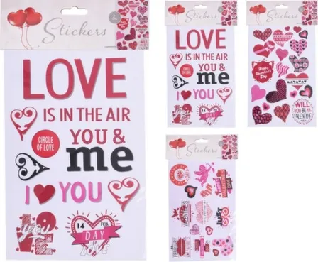 Купить Стикеры самоклеящиеся на листе размером 14,2x20,5 см, в ассортименте, Koopman в интернет-магазине Akvilon.kz