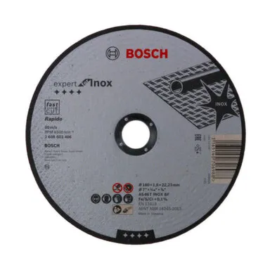 Купить Круг отрезной по нержавеющей стали для УШМ Ø180x1,6 мм, Bosch в интернет-магазине Akvilon.kz