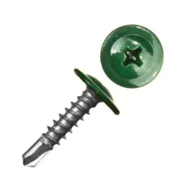 Купить Саморез ПШ 4,2x19 мм по металлу сверло 1 Зеленый в интернет-магазине Akvilon.kz
