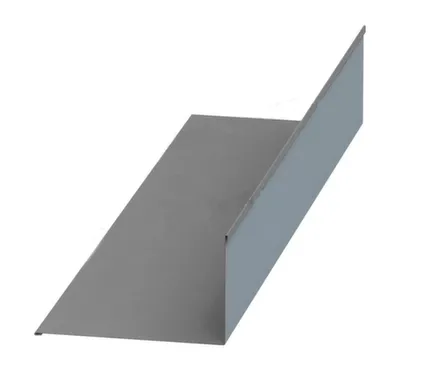 Купить Планка примыкания верхняя 250x147x2000 мм серая в интернет-магазине Akvilon.kz