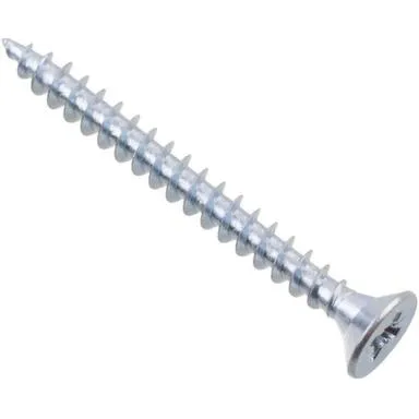 Купить Саморезы универсальные 6x60 мм, белый цинк, 5 шт, Стройбат в интернет-магазине Akvilon.kz