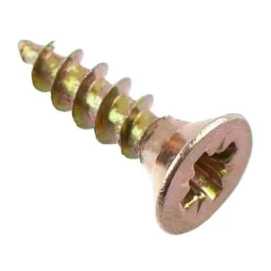 Купить Саморезы универсальные 2,5x12 мм, желтый цинк, 25 шт, Стройбат в интернет-магазине Akvilon.kz