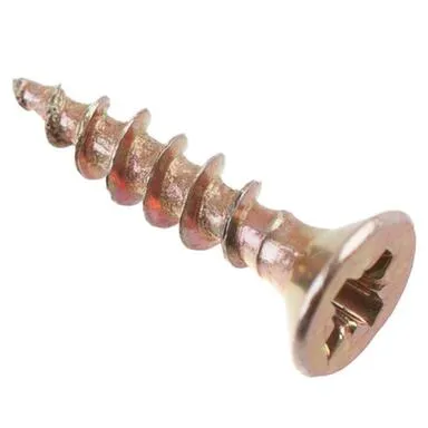 Купить Саморезы универсальные 3,5x12 мм, желтый цинк, 35 шт, Стройбат в интернет-магазине Akvilon.kz