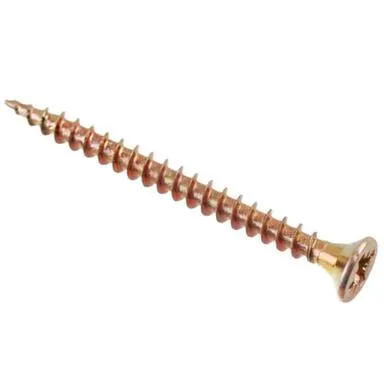 Купить Саморезы универсальные 3,5x40 мм, желтый цинк, 15 шт, Стройбат в интернет-магазине Akvilon.kz