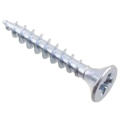 Купить Саморезы универсальные 4x25 мм, белый цинк, 200 шт, Стройбат в интернет-магазине Akvilon.kz