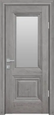 Купить Дверь межкомнатная Прованс Канна остекленное Орех скандинавский 600 НОВЫЙ СТИЛЬ в интернет-магазине Akvilon.kz