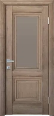 Купить Дверь межкомнатная Прованс Канна остекленное Орех европейский 700 НОВЫЙ СТИЛЬ в интернет-магазине Akvilon.kz