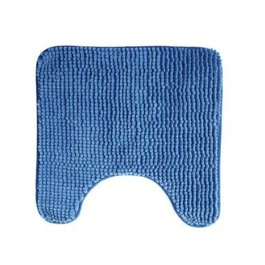 Купить Коврик для туалета из микрофибры "Шенилл" в рулоне 45x45 см синий в интернет-магазине Akvilon.kz