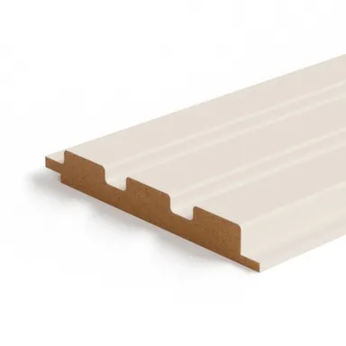 Купить Панель стеновая волна МДФ Убертюре 2800x122x16 мм Магнолия в интернет-магазине Akvilon.kz