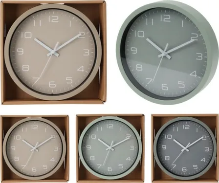 Купить Часы настенные, диаметр 20 см, в ассортименте, Koopman в интернет-магазине Akvilon.kz