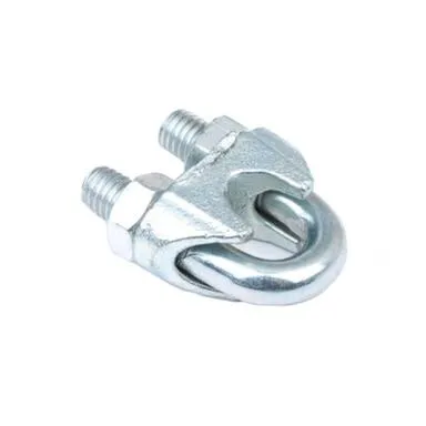 Купить Зажим троса DIN 741 8мм (белый цинк 2 шт), Стройбат в интернет-магазине Akvilon.kz