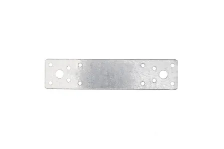Купить Пластина перф.прямая 175x40x2,0мм (белый цинк 1 шт), Стройбат в интернет-магазине Akvilon.kz